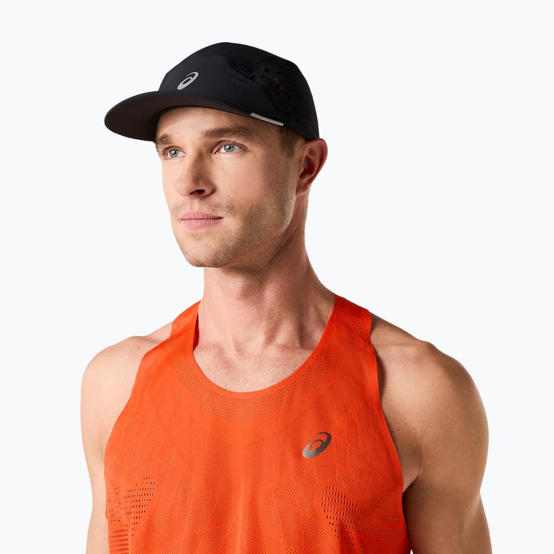 Мъжка тениска за бягане ASICS Metarun Singlet cherry tomato 5