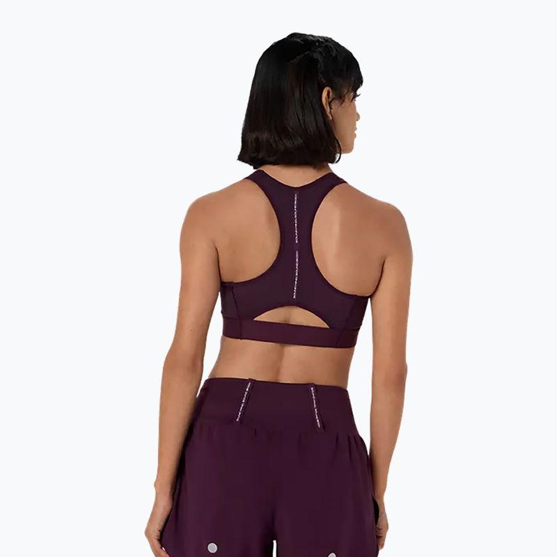Спортен сутиен ASICS Road Compression dark aubergine 2