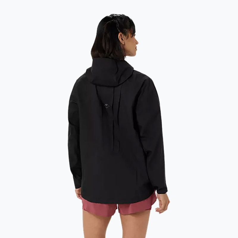 Дамско яке за бягане ASICS Fujitrail Elite Waterproof Jacket performance black 2
