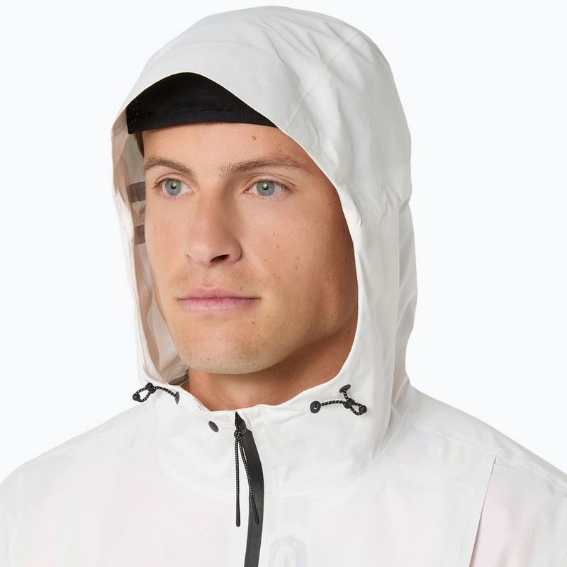Мъжко яке за бягане ASICS Fujitrail Elite Waterproof Jacket cream 5