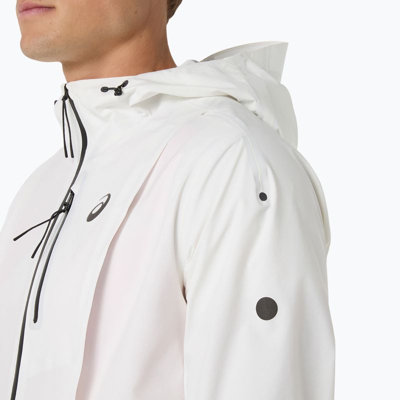 Мъжко яке за бягане ASICS Fujitrail Elite Waterproof Jacket cream 6