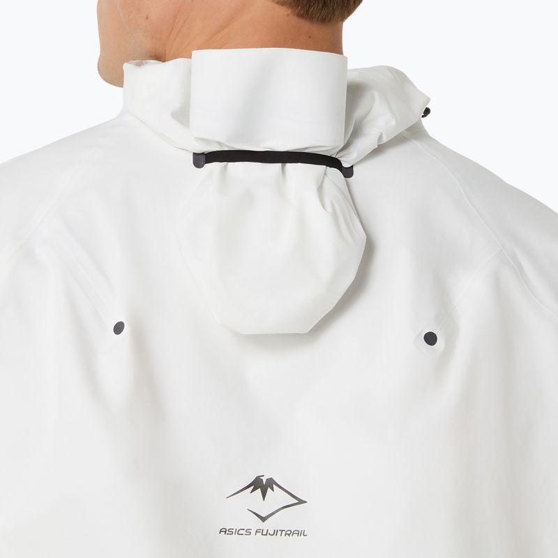 Мъжко яке за бягане ASICS Fujitrail Elite Waterproof Jacket cream 7