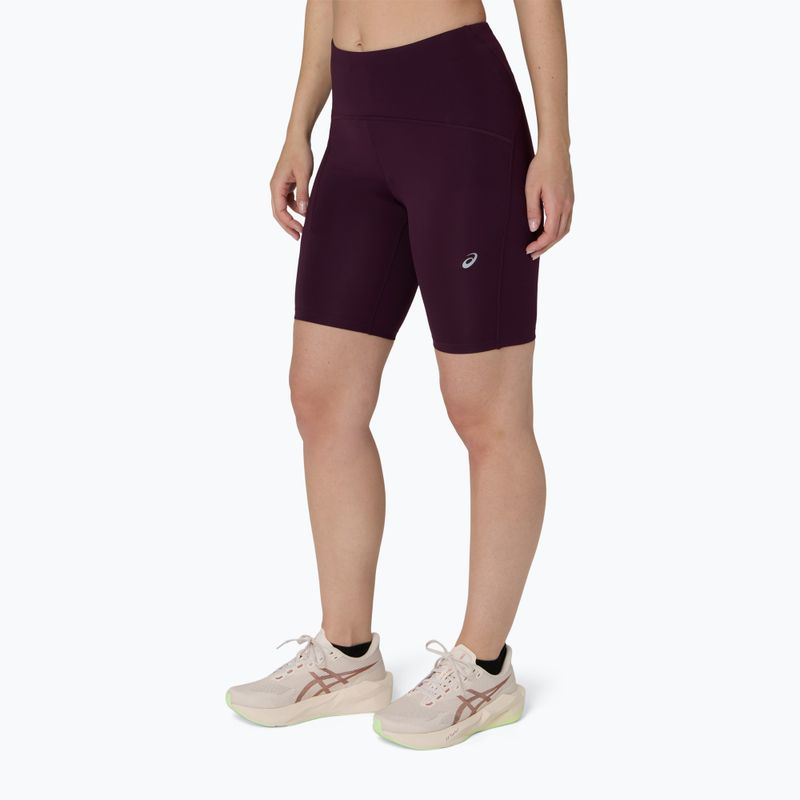 Дамски шорти за бягане Asics Road High Waist 8In Sprinter dark aubergine 4