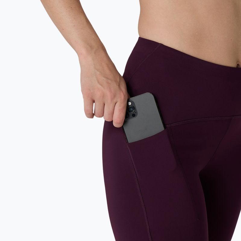Дамски шорти за бягане Asics Road High Waist 8In Sprinter dark aubergine 9