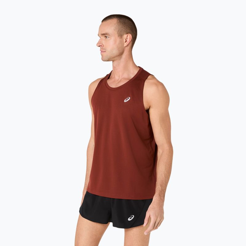 Мъжка тениска за бягане ASICS Core Singlet singed red 4