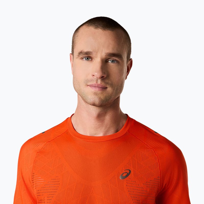 Мъжка тениска за бягане ASICS Metarun Top cherry tomato 5