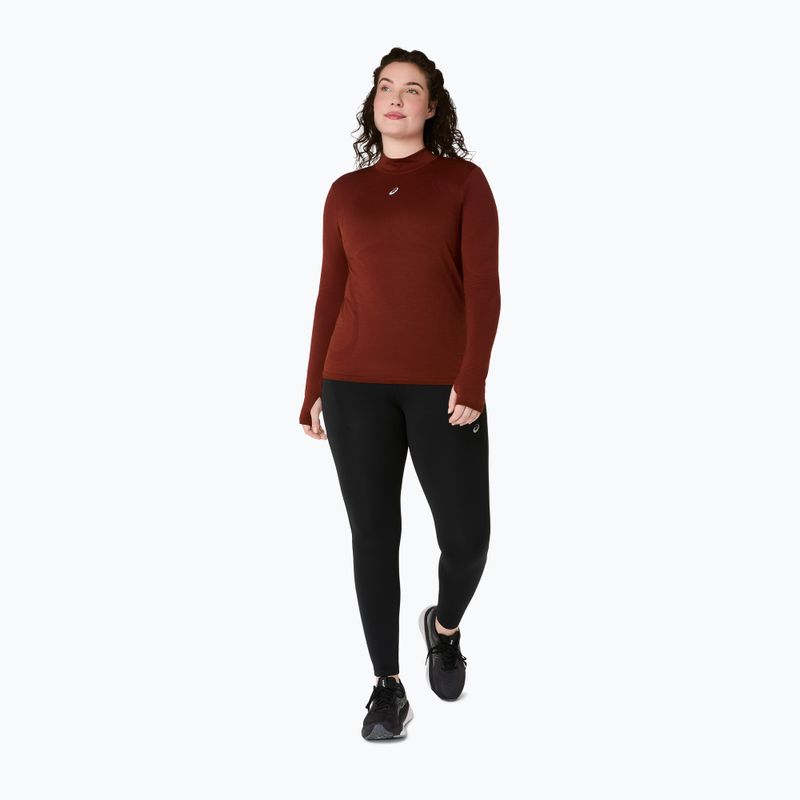 Дамски термоактивен суитшърт ASICS Road Winter Seamless Top singed red 2