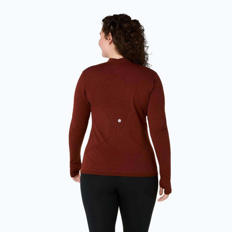 Дамски термоактивен суитшърт ASICS Road Winter Seamless Top singed red 3