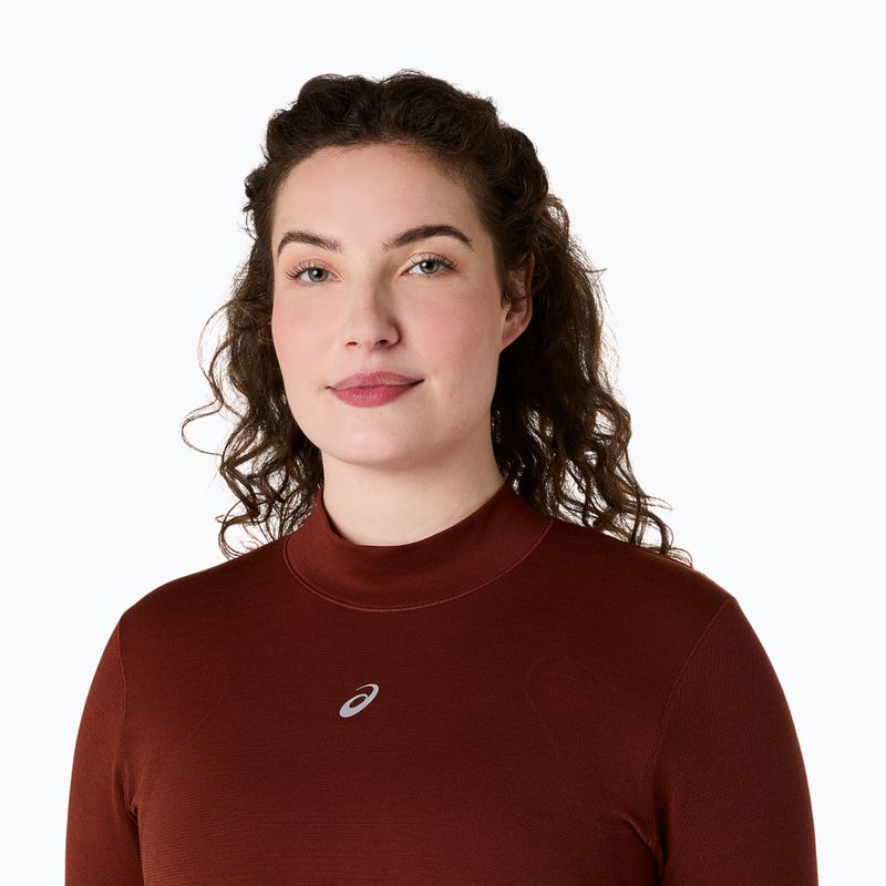 Дамски термоактивен суитшърт ASICS Road Winter Seamless Top singed red 5