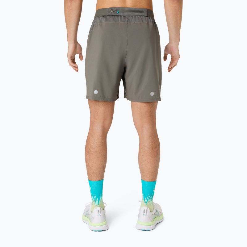 Мъжки шорти за бягане Asics Road 2-N-1 7In Short Truffle Grey 3