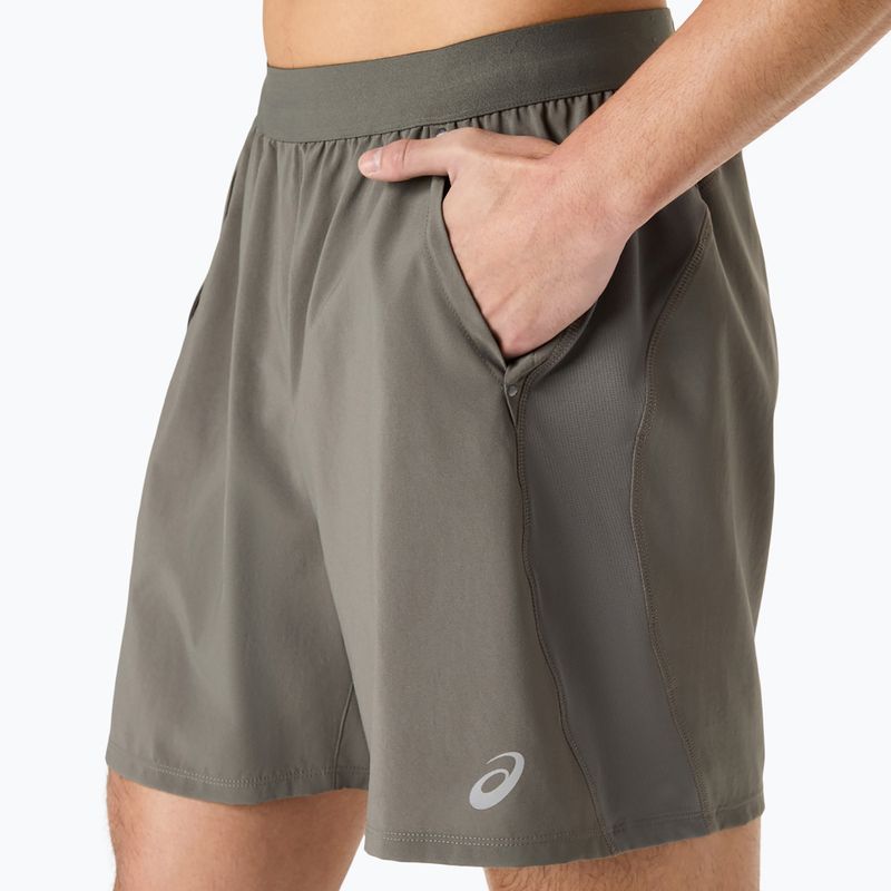 Мъжки шорти за бягане Asics Road 2-N-1 7In Short Truffle Grey 4