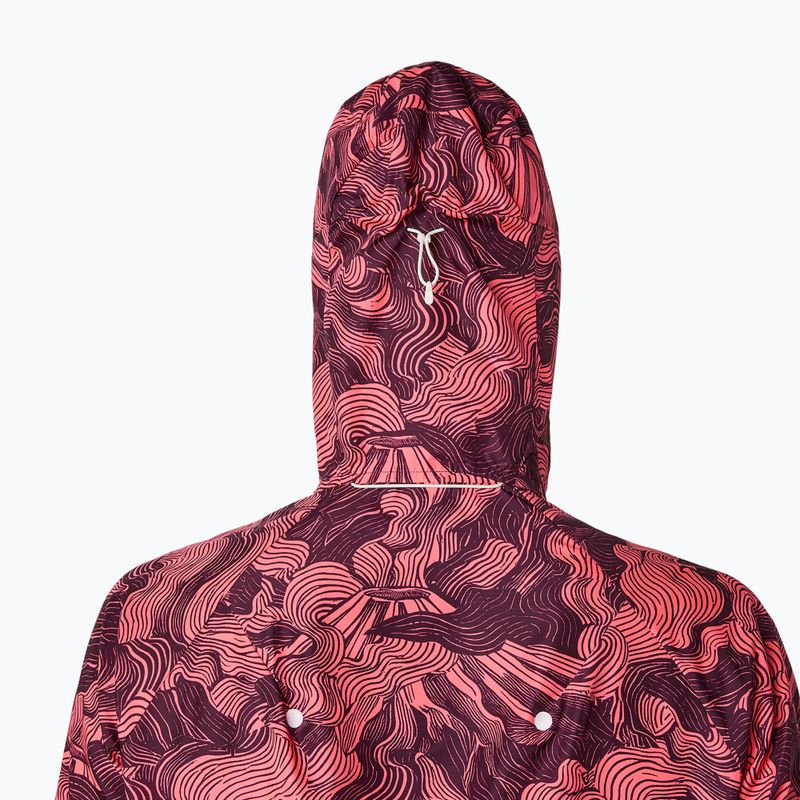 Мъжко яке за бягане Asics Fujitrail Packable Jacket blazing coral/dark aubergine 5