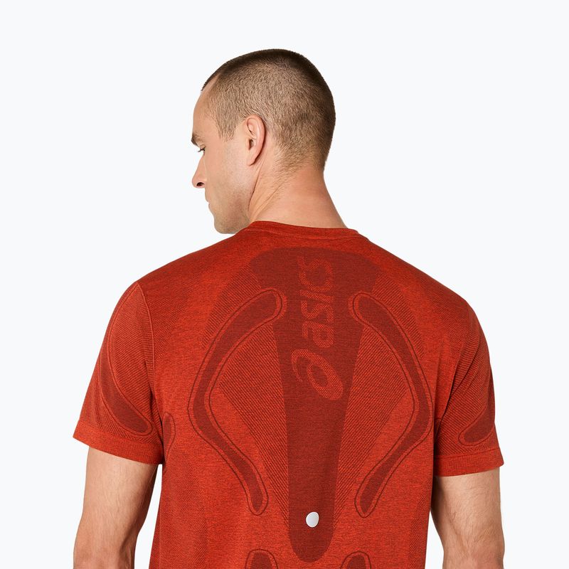 Мъжка тениска за бягане ASICS Road Seamless Top singed red 5
