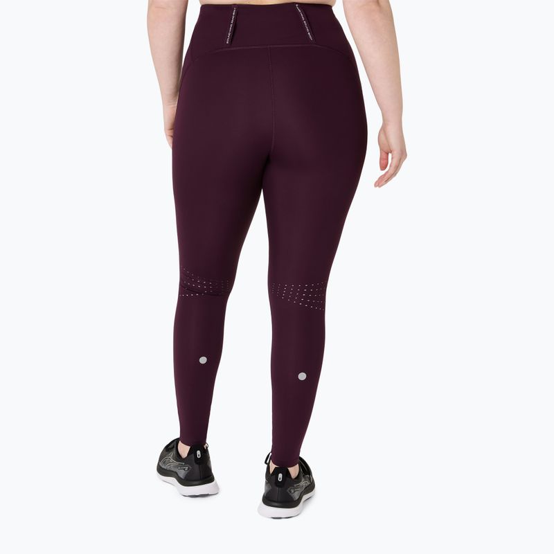 Дамски клин за бягане ASICS Road High Waist Tight dark aubergine 3
