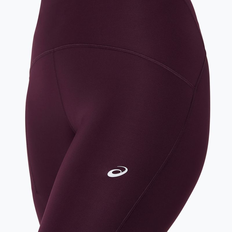 Дамски клин за бягане ASICS Road High Waist Tight dark aubergine 5