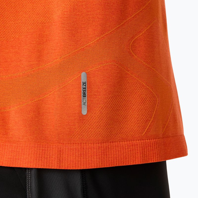 Мъжка тениска за бягане ASICS Road Seamless Top energy orange 5