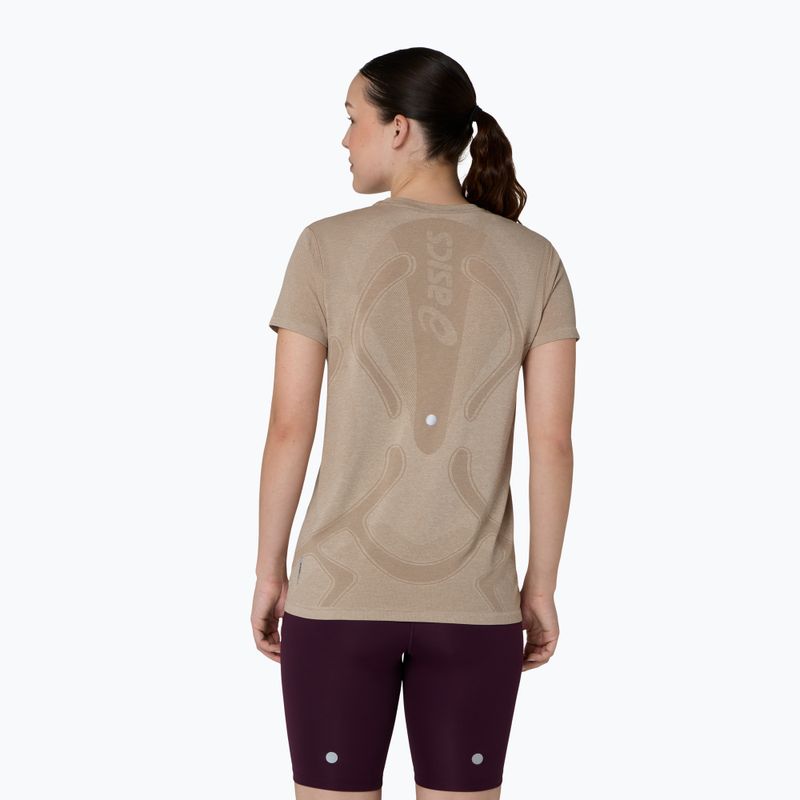 Дамска тениска за бягане Asics Road Seamless Ss Top greige 3
