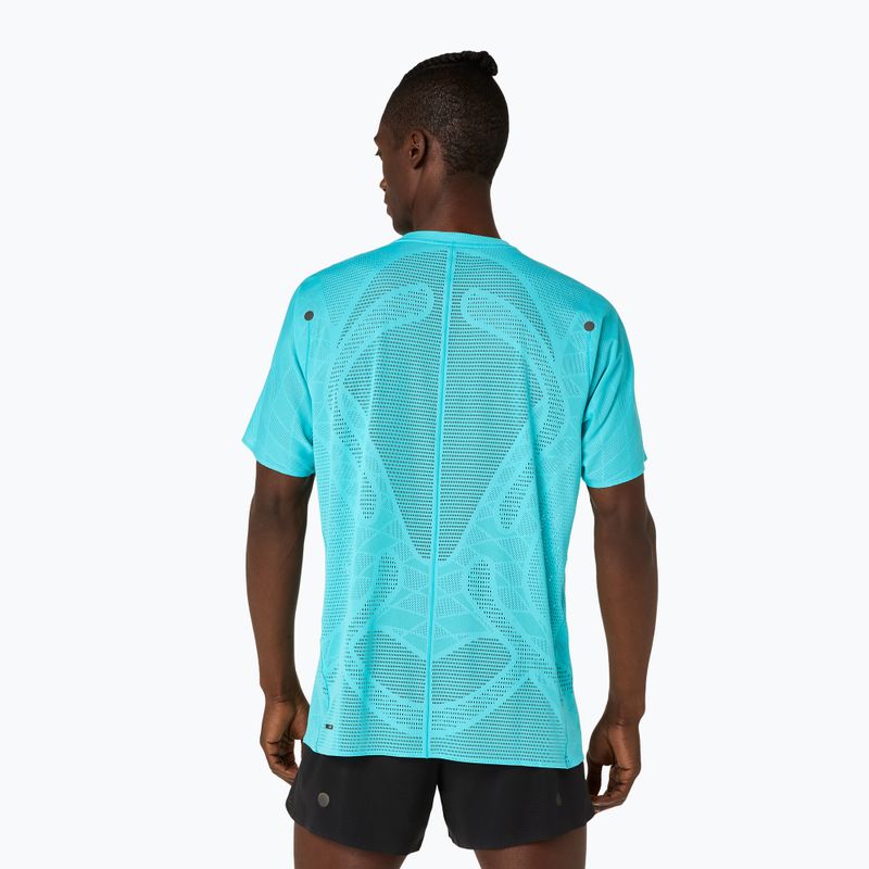 Мъжка тениска за бягане ASICS Metarun Top energy aqua 3
