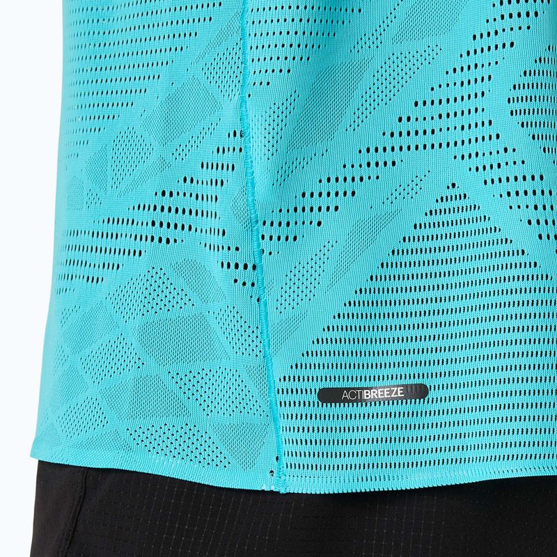Мъжка тениска за бягане ASICS Metarun Top energy aqua 6