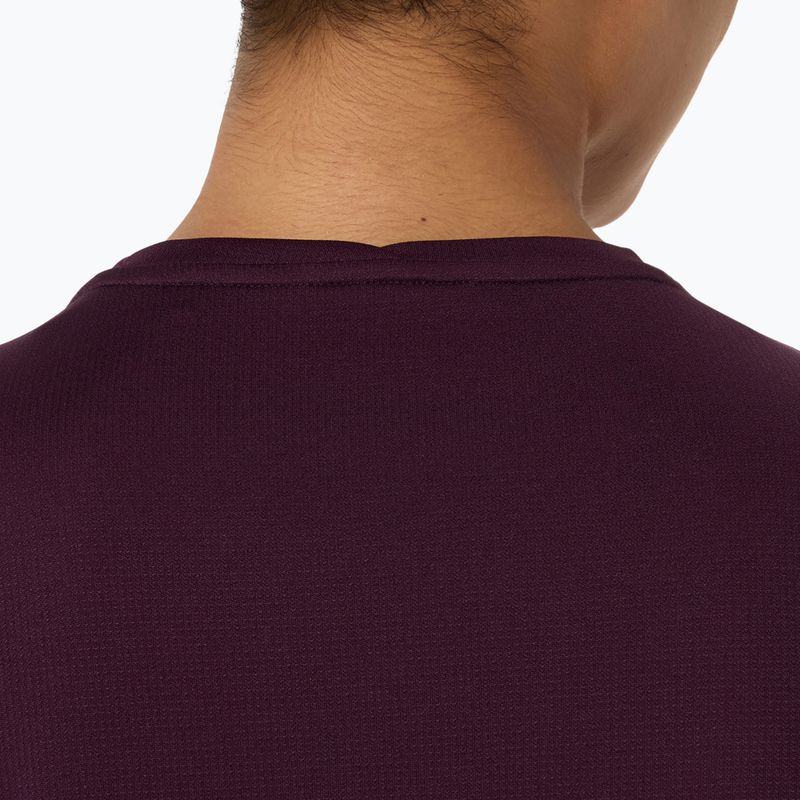 Дамска тениска за бягане Asics Fujitrail Logo Ss Top Dark Aubergine 6