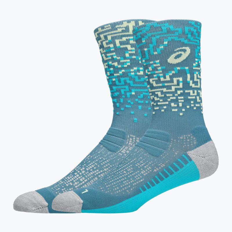 Чорапи ASICS Performance Run Crew foggy teal/energy aqua 2