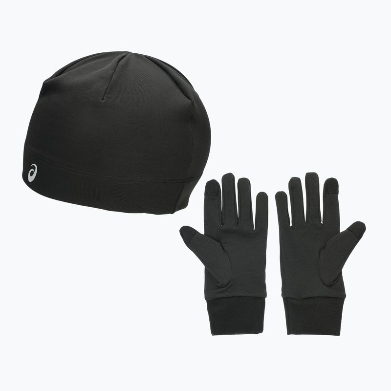 Шапка + ръкавици ASICS Winter Pack performance black 2