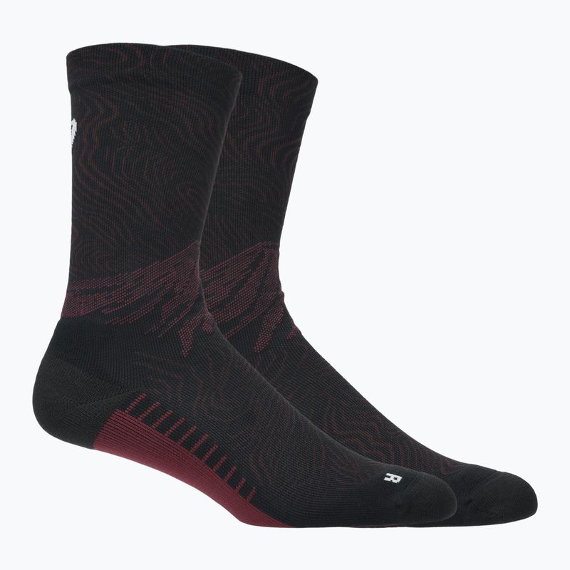Чорапи ASICS Fujitrail Graphic Crew dark aubergine/black