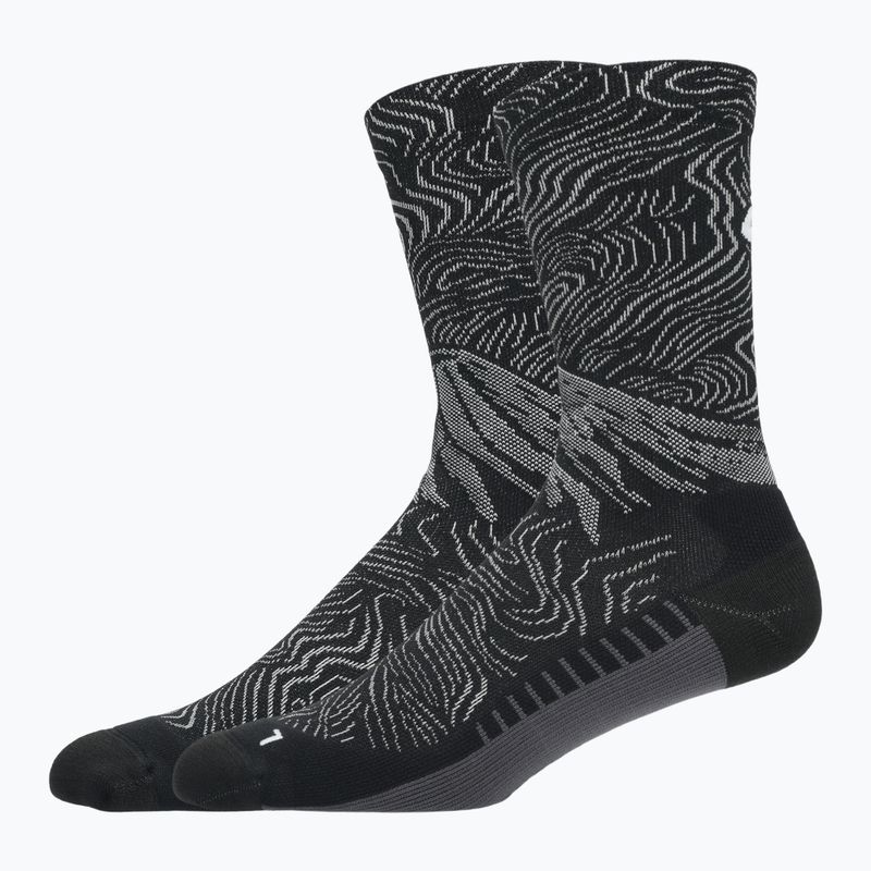 Чорапи ASICS Fujitrail Graphic Crew black/cloud grey 2