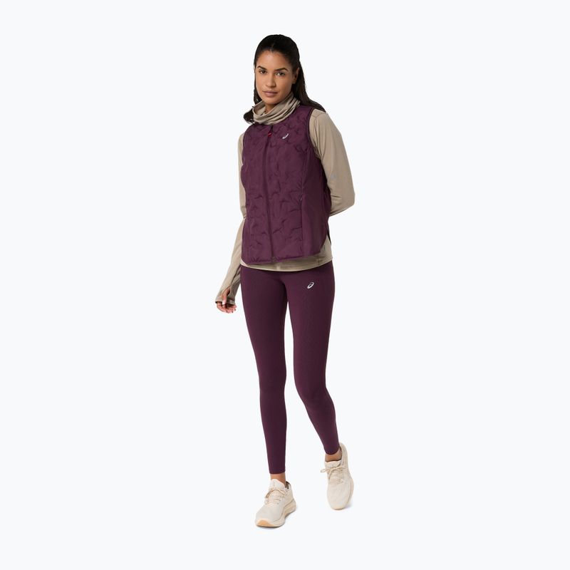 Дамски елек за бягане Asics Nagino Run Padded Gilet dark aubergine 2