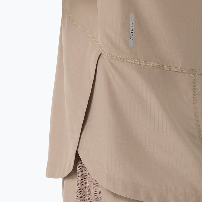 Дамско яке за бягане ASICS Nagino Run Adjustable Jacket greige 8