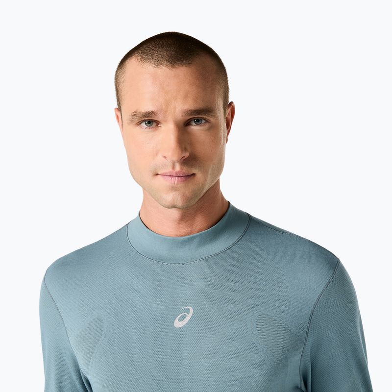 Мъжки термоактивен суитшърт ASICS Road Winter Seamless Top foggy teal 5
