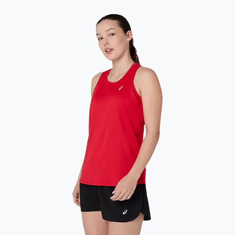 Дамска тениска за бягане ASICS Core Ss Top speed red 3