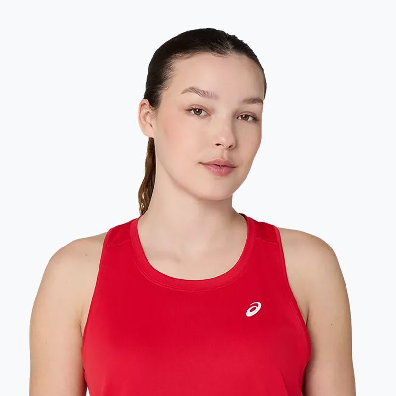 Дамска тениска за бягане ASICS Core Ss Top speed red 4