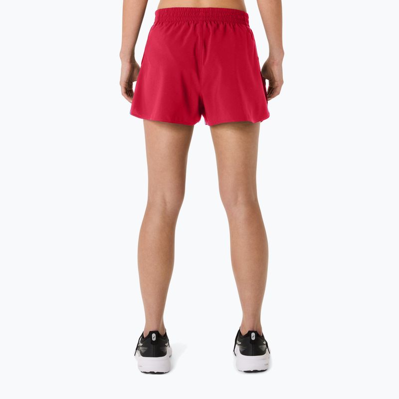 Дамски шорти за бягане Asics Core Split Short Speed Red 3