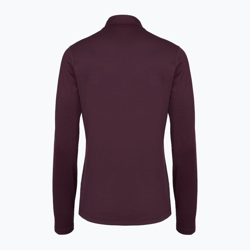 Дамска блуза за бягане с дълъг ръкав ASICS Core 1/2 Zip Winter Top dark aubergine 2