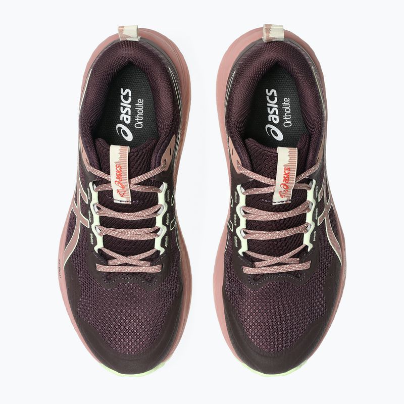 Дамски обувки за бягане Asics Trabuco Terra 3 Dark Aubergine/Illuminate Yellow 4
