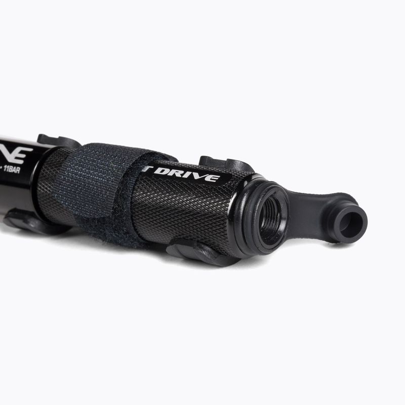 Lezyne Pocket Drive Abs Flex Hose велосипедна помпа черна LZN-1-MP-PKDR-V104 2