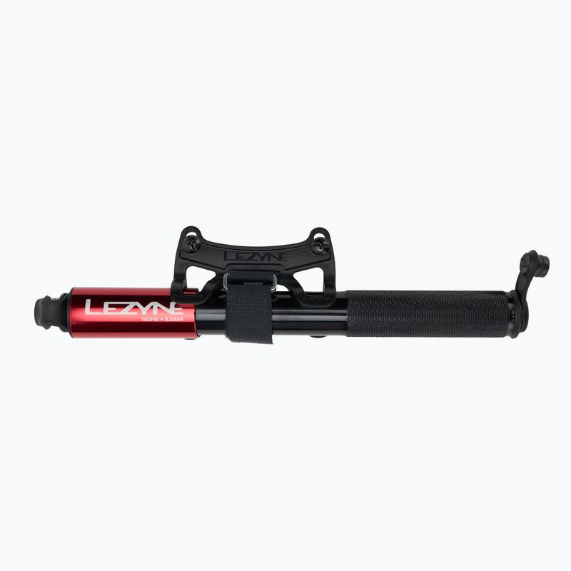 Велосипедна помпа Lezyne Grip Drive HP M ABS FLEX 120psi red 2