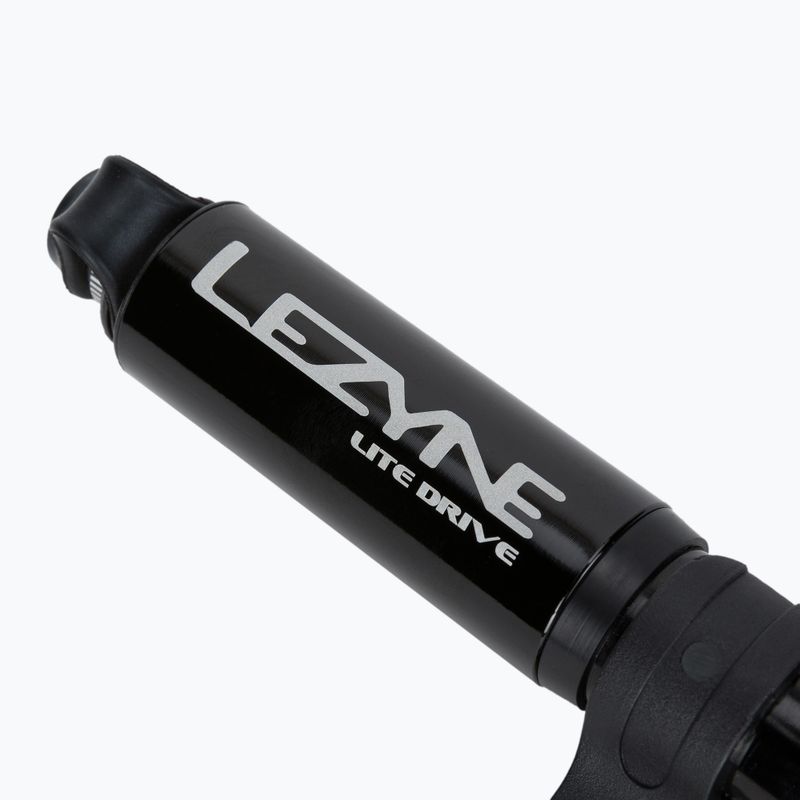 Lezyne GRIP DRIVE HV M ABS FLEX 90psi сребърна помпа за велосипед LZN-1-MP-GRIPHV-V1M06 3