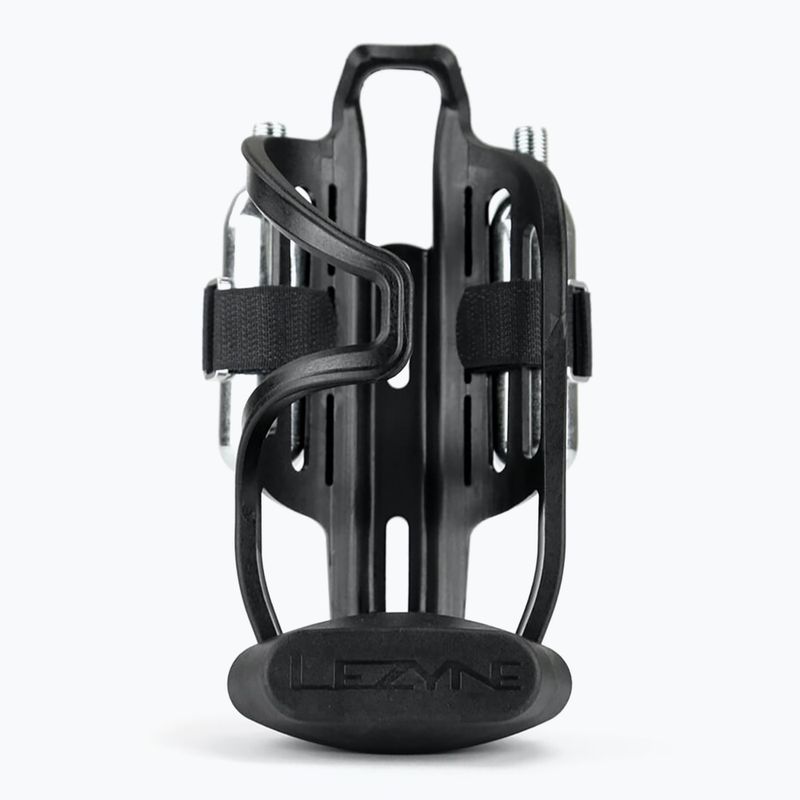 Поставка за бутилка с държач Lezyne Cage Tubeless Flow Storage Loaded black