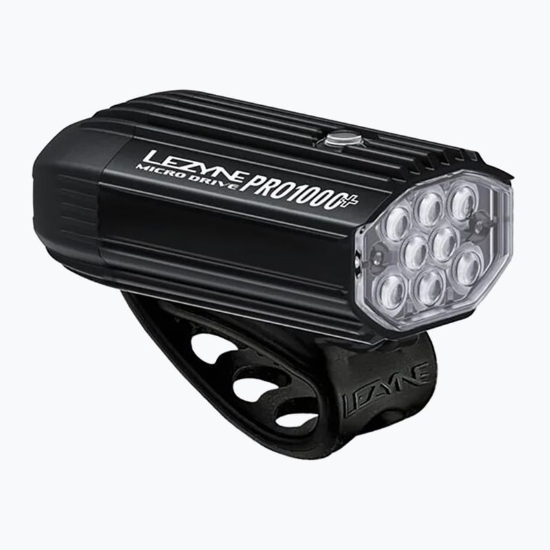 Преден велосипеден фар Lezyne Micro Drive Pro 1000+ Front satin black