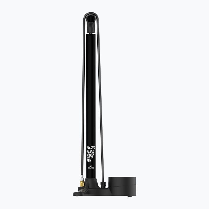 Lezyne Macro HV Floor Drive ABS 100psi плоска черна помпа за велосипед 2