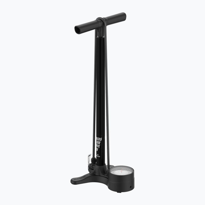 Lezyne Macro HV Floor Drive ABS 100psi плоска черна помпа за велосипед 3