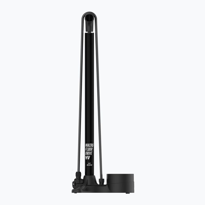 Lezyne Macro HV Floor Drive ABS 100psi плоска черна помпа за велосипед 4