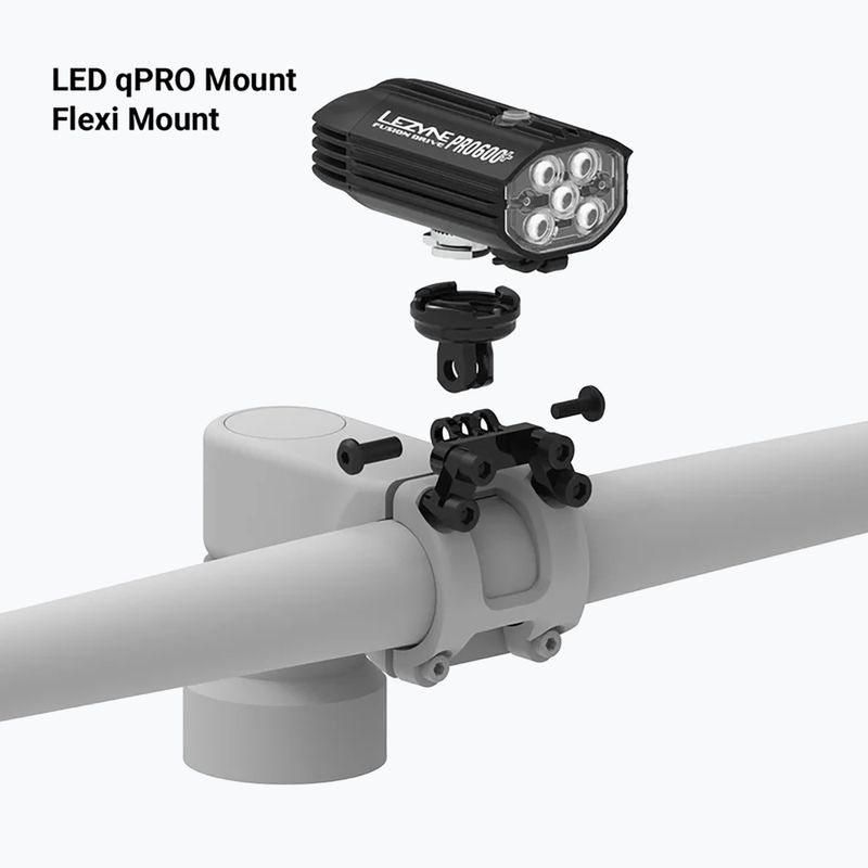 Стойка за велосипед Lezyne Flexi Stem Mount satin black 7