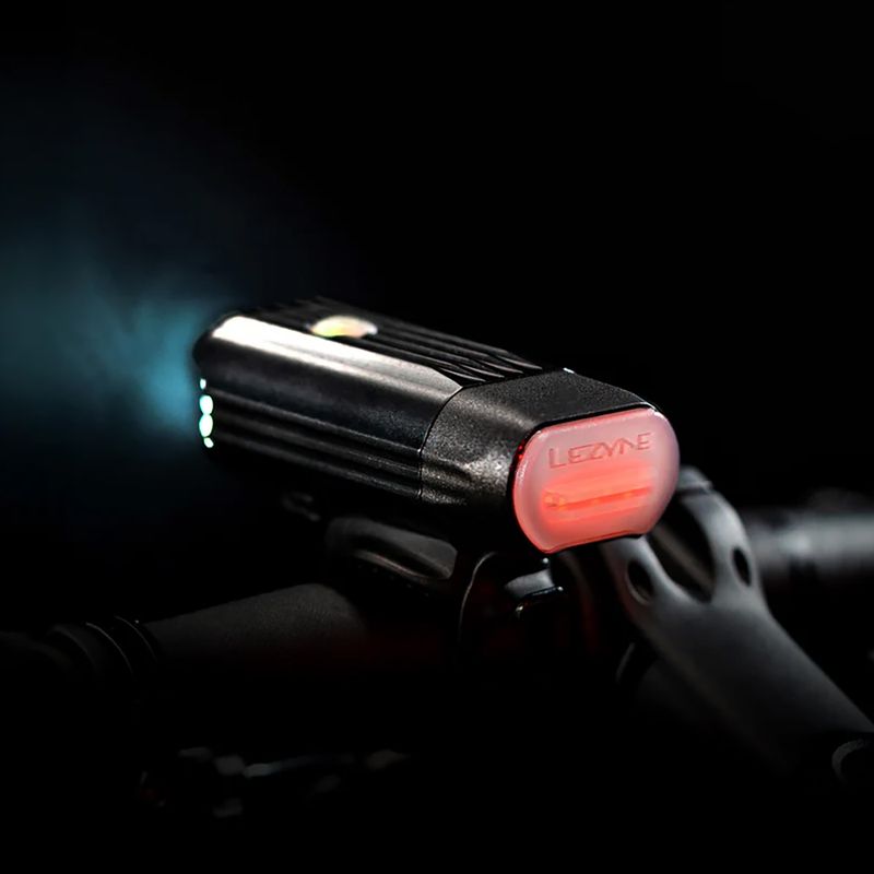 Преден велосипеден фар Lezyne React Drive Front matte black 12