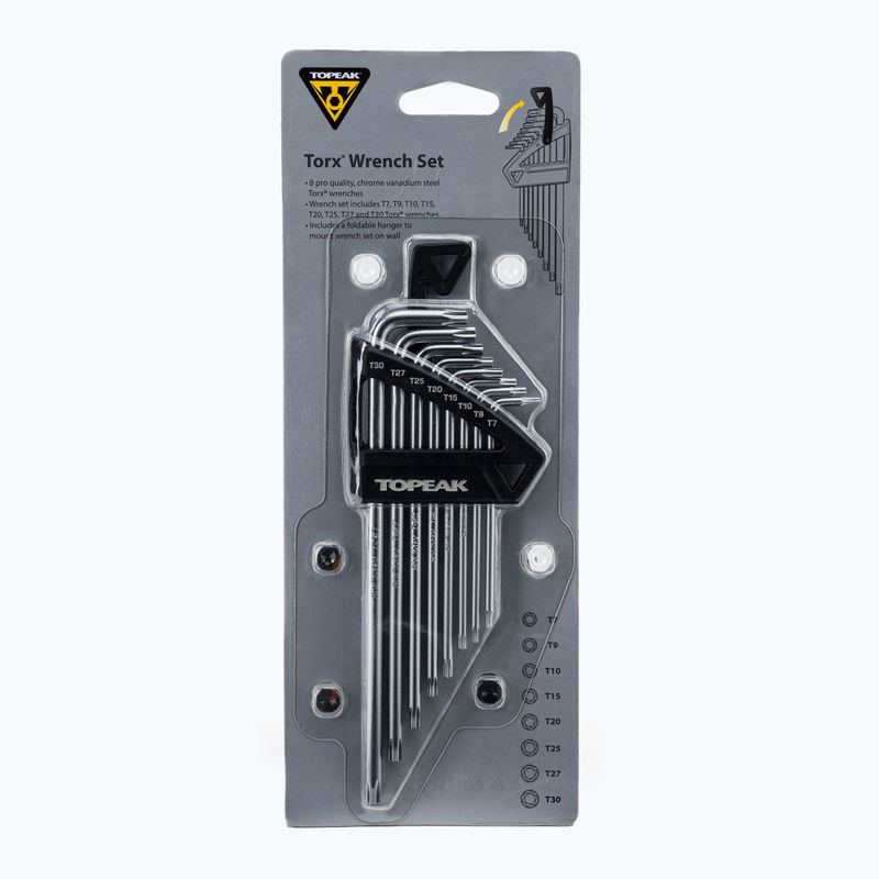 Комплект гаечни ключове Topeak Prepstation Torx, черен T-TPS-SP05