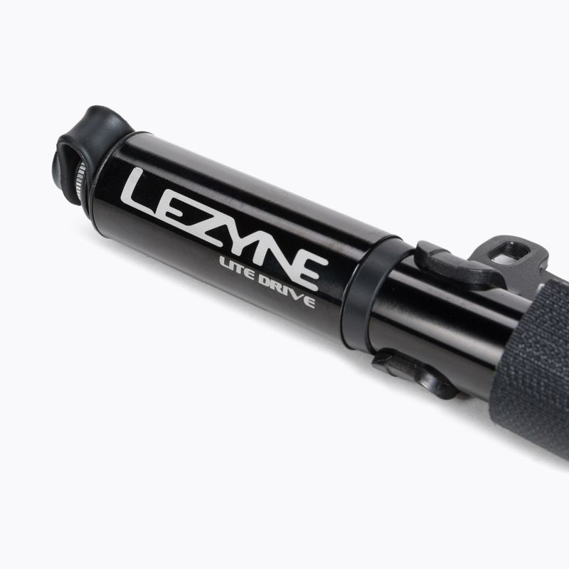 Велопомпа Lezyne LITE DRIVE HP S ABS 160psi черна LZN-1-MP-LTDR-V1S04 3