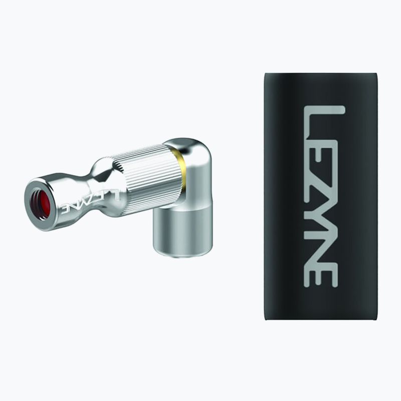 Помпа за велосипед Lezyne Trigger Drive Co2 Head Only gloss silver