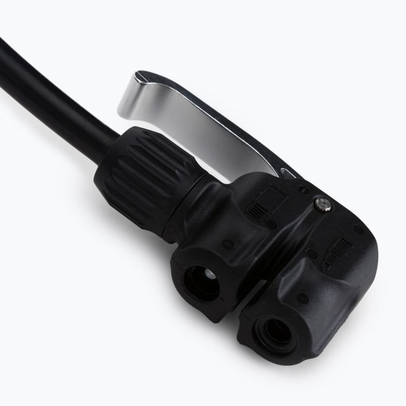 Lezyne MACRO FLOOR DV DUAL VALVE HEAD 220psi помпа за велосипед черна LZN-1-FP-MAFL-V204 6